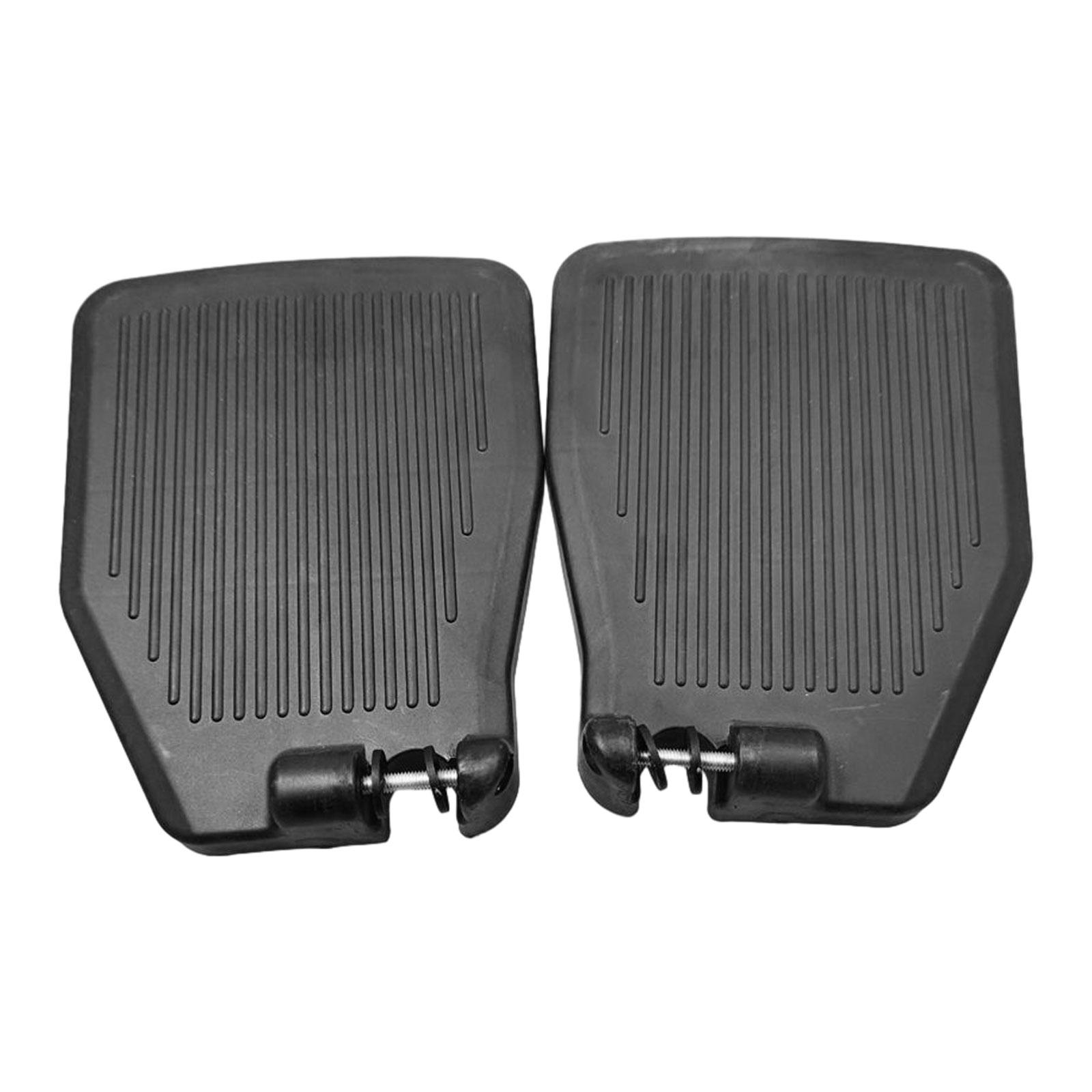 Magideal - Pedal De Reposapiés Para Silla De Ruedas, Textura Rayada Estable, Resistente Para Reposapiés De Adultos