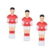 thumbnail image 4 of 3 Uds Fútbol Mesa Hombres Jugador Deportes Para Familia Futbolín Hombres Reemplazo Conjunto Rojo, 4 of 5