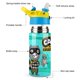 thumbnail image 3 of Carl el coleccionista Botella de Agua con Tapa Pop Top de Un Toque, Acero Inoxidable, a Prueba de Fugas, para Deportes, Botella Infantil azul 12 oz, 3 of 6