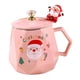 thumbnail image 2 of Taza De Café Navideña, Taza Para Beber, Tazas De Agua Reutilizables Para La Cocina Del Restaurante, Color Rosa, 2 of 5