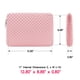 thumbnail image 5 of Funda para portátil RAINYEAR de espuma de diamante de 11 pulgadas a prueba de golpes, rosa, 5 of 8