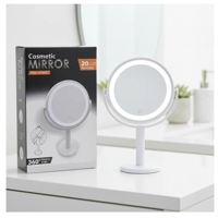 Genérico - Espejo Cosmetiquero Con Luz Led De Mesa