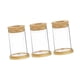 thumbnail image 4 of Jarrones De Vidrio De 3 Piezas Para Propagar Plantas Hidropónicas, De Mesa, Color Marrón Claro, 4 of 5