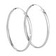 thumbnail image 2 of Aros Plata Argolla Borde Ovalado 50 mm, 2 of 6