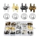 thumbnail image 4 of 20 Piezas Botones De Metal Botones De Billetera Con Broches Finos Para Ropa Monederos Unisex 18mm, 4 of 5