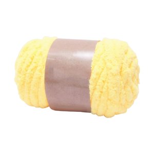 Magideal - Hilo Grueso Y Grueso, Hilo Tubular Jumbo, Brazo De Relleno, De Hilo De Punto, Hilo Suave Y Voluminoso, Hilo De Peso Para Hacer Alfombras, , Amarillo