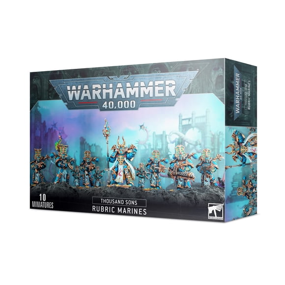 Miniature Games Workshop Thousand Sons Rubric Marines