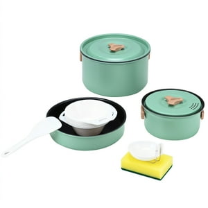 Terra Force - Set Ollas Aluminio Anti-Adherente 3 Piezas Turquesa