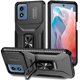 thumbnail image 1 of Funda Armada para Motorola Moto G22 con Tapa Deslizante y Soporte Magnético Giratorio Negro, 1 of 5