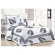 thumbnail image 1 of Cubrecama quilt verano king - Blanco hojas negras, 1 of 1