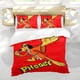 thumbnail image 5 of Hong Kong Phooey Conjunto de sábanas temático, trío de piezas, cómodo y amigable con la piel, diseño único, regalo de decoración para el hogar para familiares, amigos y fans, 90 cm * 190 cm, 5 of 6