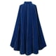 thumbnail image 2 of Mujeres Medieval Mante Stand Collar Deluxe Velvet Gold Trim Cape para Adulto (110 cm azul) Renacimiento Mante con capucha Mujeres Medieval Capucha con agujeros para el brazo para Halloween, 2 of 3