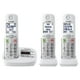 thumbnail image 1 of Teléfono inalámbrico Panasonic KX-TGU433W con pantalla grande y botones, 1 of 3