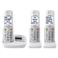 Teléfono Inalámbrico Panasonic Kx-Tgu433W Con Pantalla Grande Y Botones