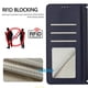 thumbnail image 4 of Funda tipo cartera FOXDOCK para Ulefone Note 19 con soporte, ranuras, RFID, diseño de gato, 4 of 5