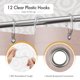 thumbnail image 4 of Cortina de ducha AmazerBath Pink Boho con borlas 180 x 180 cm, 4 of 7