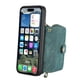 thumbnail image 2 of Funda Tipo Cartera con Correa Cruzada para iPhone 16 Plus Protección Contra Golpes Verde, 2 of 6