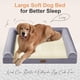 thumbnail image 2 of Cama Grande para Perro NANUYA Ortopédica 86x74 cm Impermeable, 2 of 9