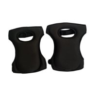 Ioensy - 2 Rodilleras De Jardín Para Atletas, Limpieza Del Hogar, Mujeres Y Hombres, Color Negro