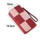 thumbnail image 2 of Cartera de mano de cuero con múltiples tarjeteros y cremallera de gran capacidad para viajes, 2 of 5