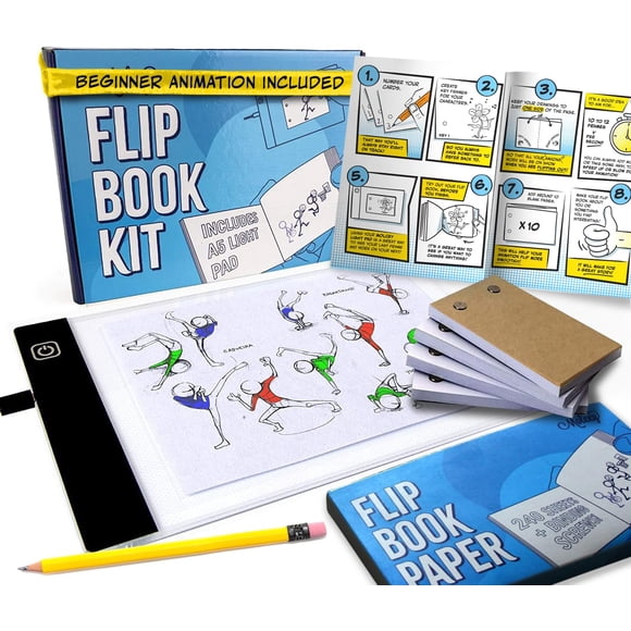 Kit de Libro Animado Molcey con Luz LED y Papel