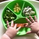 thumbnail image 2 of Plato infantil adherente y con divisiones verde, 2 of 2