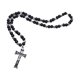 thumbnail image 4 of Colgante De Cruz De Rosario Para Hombres, Mujeres, Cuentas De Oración De Rosario, Collar De Cruz De Rosario Negro, 4 of 5