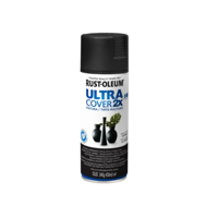 Pintura Ultra Cover 2X Rust Oleum Negro Satinado 340G