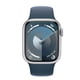 thumbnail image 2 of Apple Watch Series 9 (GPS) Caja Silver aluminio 41mm con correa Storm Blue Sport - S/M, 2 of 7