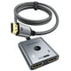 thumbnail image 1 of Conmutador HDMI Warrky 2x1 bidireccional 4K @60Hz con cable de 1 m, 1 of 3