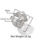 thumbnail image 4 of Dollar Symbol Rings para Hombre Anillos de Lujo Brillantes con Iced out Grandes Hip Hop Circonia Cúbica Anillos para Hombre, 4 of 9