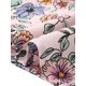 thumbnail image 5 of Agnes Orinda Blusa de Mujer Talla Grande para Escuela o Universidad, Estampado Floral, Cuello en V, Mangas Cortas con Volantes, Estilo Bohemio, Plisada, Casual, Verano, Holgada, Talla 2X, Rosa Claro, 5 of 6