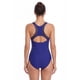 thumbnail image 2 of Traje de baño deportivo con transparencia estampado azul Talla S, 2 of 4