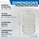 thumbnail image 2 of Filtro de aire HVAC Glasfloss ZL 15,5 x 24,5 x 4,5 cm MERV 10, paquete de 12, 2 of 7