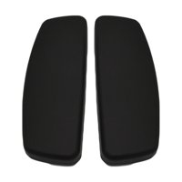 Magideal - 2X Almohadillas De Repuesto Para Reposabrazos De Silla De Oficina/Reposabrazos/Piezas De Silla De Oficina/Tpu Resistente Al Agua Negro Cómodo Fácil De