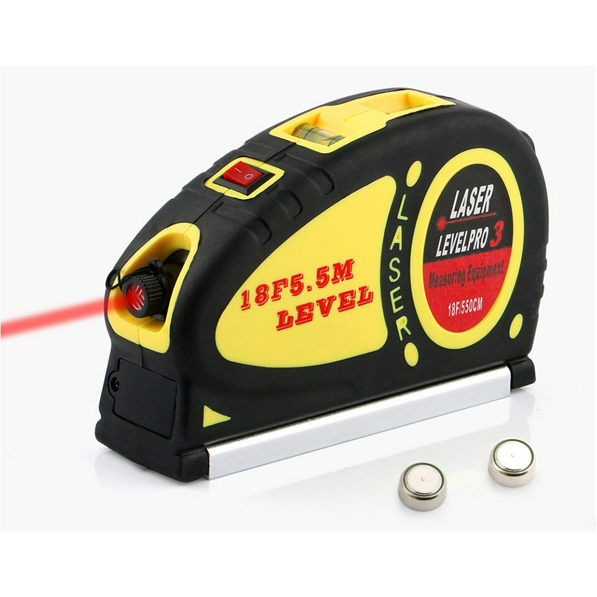 Vizmark - Nivel Láser Con Huincha De Medir De 5mts Dbg640