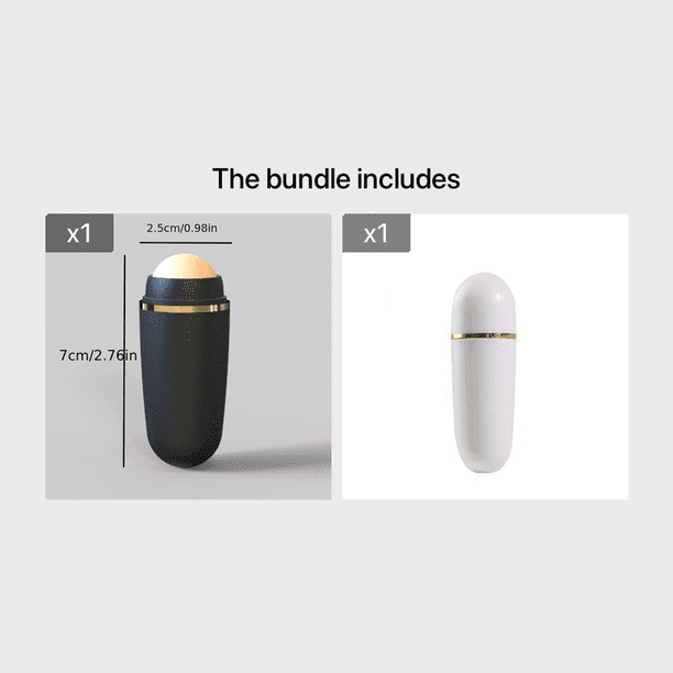 Rejuvenate Your Skin with 1pc Volcanic Oil Absorbing Face Roller - Perfect Facial Skincare Tool for Women & Men!