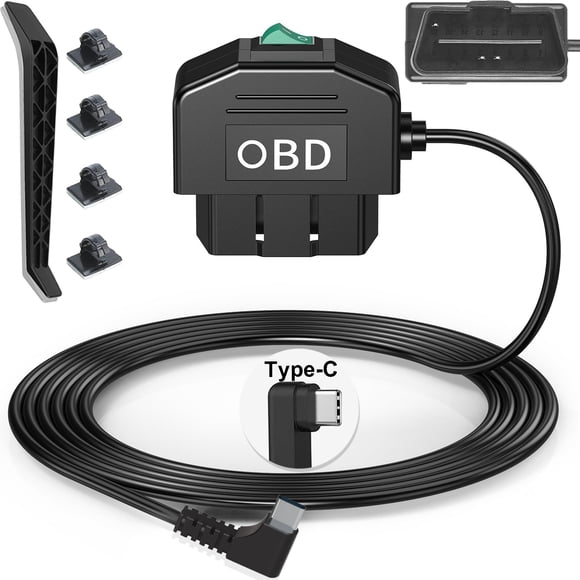 Kit de cableado Dash Cam OBD Redsia USB tipo C 5V/3A con cable