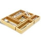 thumbnail image 1 of Juego de 5 cajas organizadoras con cajones de bambú para cocina y oficina, 1 of 3