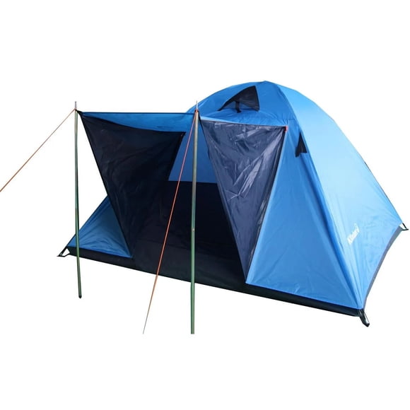 Carpa 4 Personas Iglú Dome 2.75kg Klimber Mosquitera 800mm Color Azul