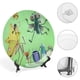 thumbnail image 4 of Lloyd de las moscas Plato decorativo de porcelana fina (bone china), plato decorativo de cerámica para hogar, oficina, soporte de pared, platos decorativos para dormitorio - 6 pulgadas (15 cm), 4 of 6