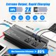 thumbnail image 4 of Inversor de corriente POWERFUEL 1200W 12V a 110V con USB y tomacorrientes AC, 4 of 8