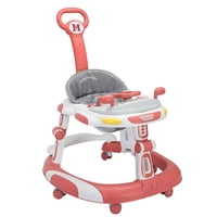 Mundo Online - Andador Caminadora Bebe Plegable Autito Con Sonido Fucsia