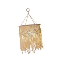 Magideal - Pantalla Tejida Para Lámpara Colgante, Decoración De Granja Estilo Bohemio, Decoración Del Hogar Tejida A Mano Para Dormitorio, Sala De Estar, Almacén 65Cmx25Cm