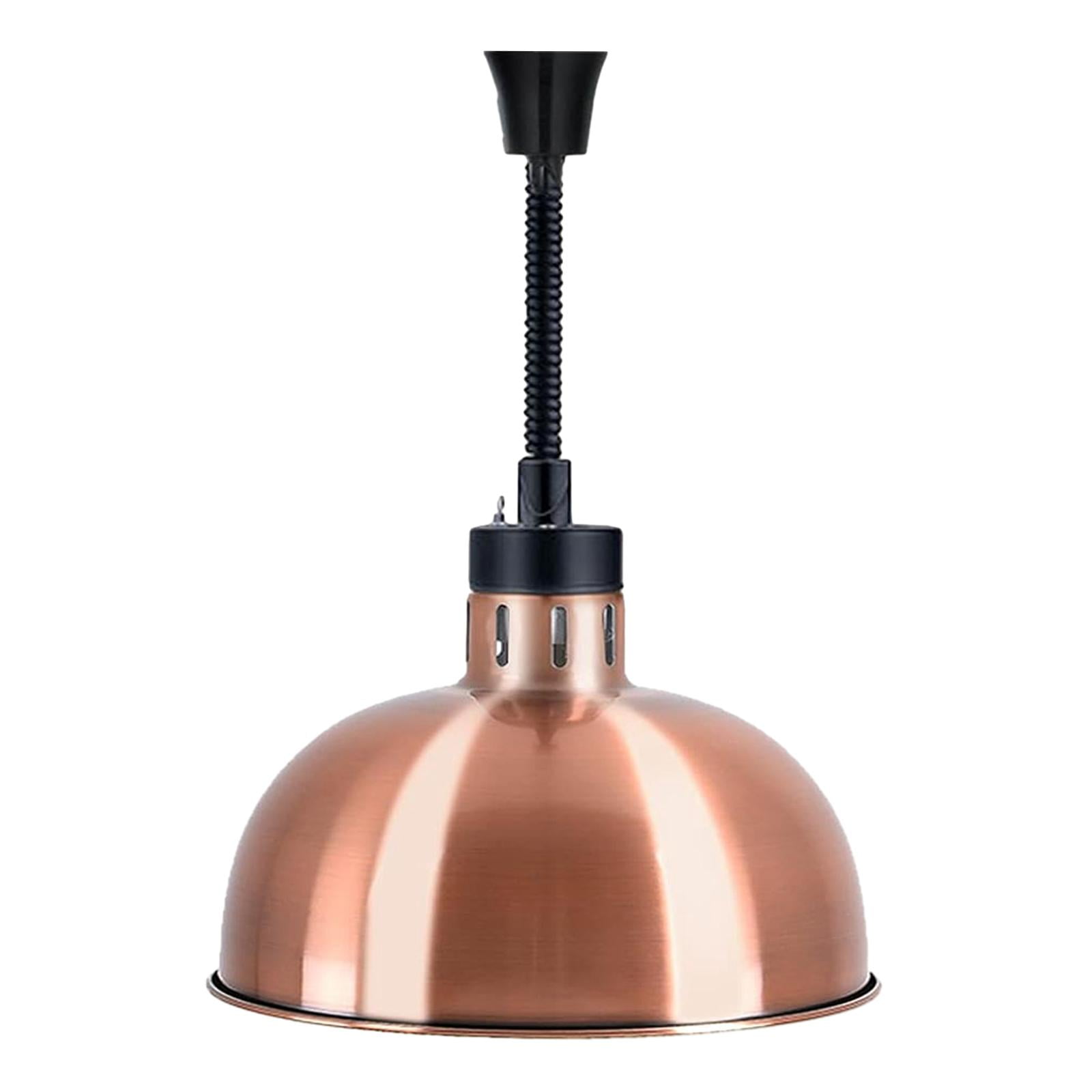 Bothyi - Lámpara De Calor Para Alimentos, Lámpara Calentadora De Alimentos De Acero Inoxidable Para Restaurante, Patatas Fritas, Cocina, Bronce