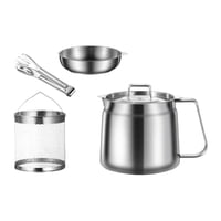 Bothyi - Colador De Aceite Cesta Para Freír Colador De Grasa Para Cocinar Patatas Fritas Aros De Cebolla 1,5 L