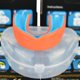 thumbnail image 3 of Protector Bucal Adulto Oral Mart Naranja/Azul, 3 of 7