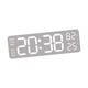 thumbnail image 1 of Reloj De Pared Digital Reloj De Escritorio Multiusos Para Sala De Estar, Sala De Estudio, Hogar, Concha Blanca, 1 of 5