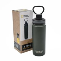 National Geographic - Botella Metálica Térmica Insulada 600Ml Verde Nat Geo