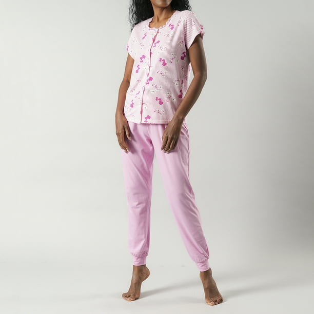 Set Top Abotonado + Pantalon Puño 33581-223